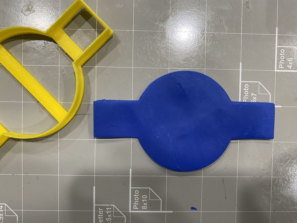 Fly Navy Outline Logo Cookie Cutter