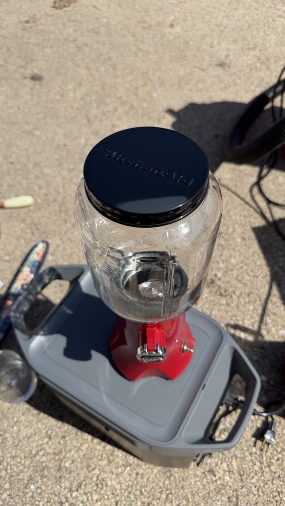 KitchenAid Red Burr Coffee Grinder KCG200ER Tested Working