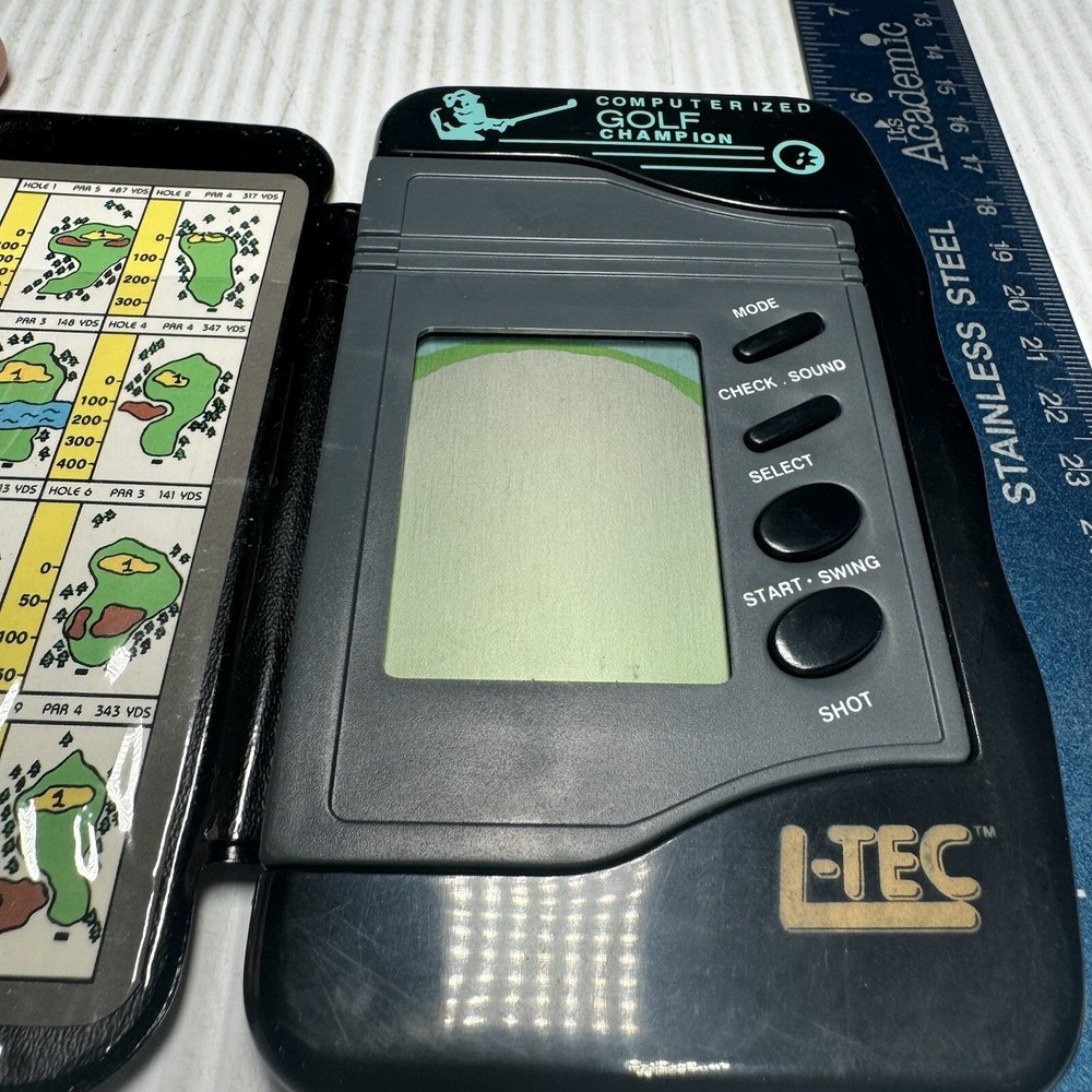 Computerized Golf Champion Handheld Electronic Game For Parts Or Not Working