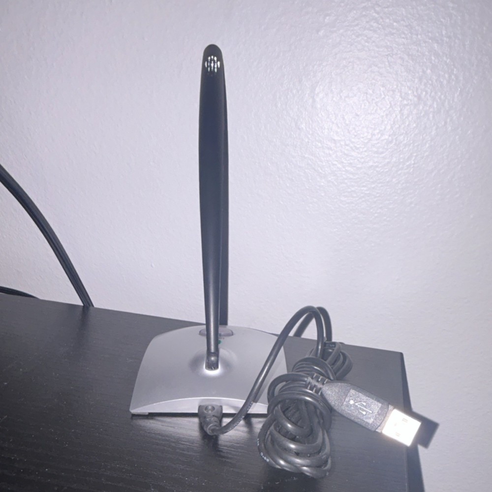 Logitech USB Freestanding Computer Desktop Microphone Silver Black