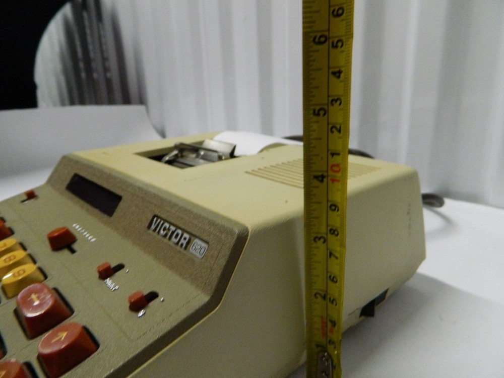 Vintage Victor 620 Adding Machine With Print Function Fully Functional See Video