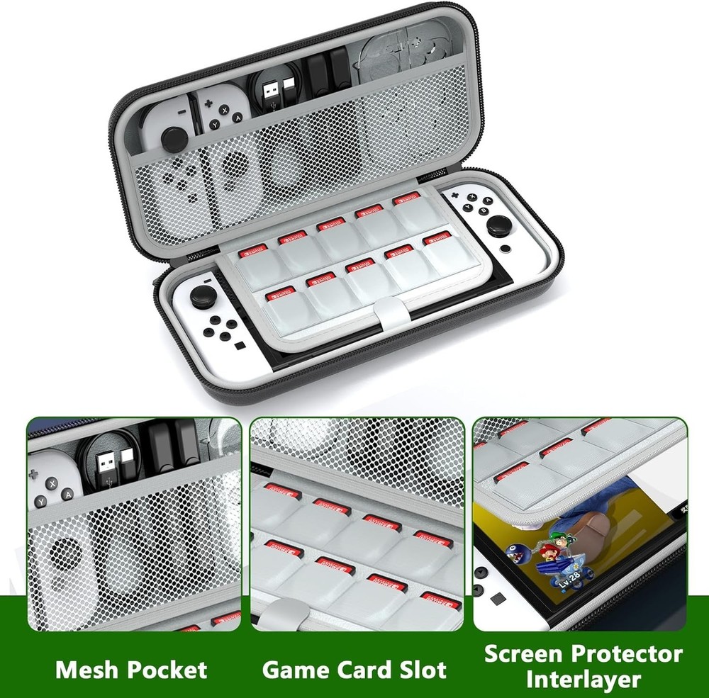 27 in 1 Upgraded Switch OLED Accessories, Switch Accessory Bundle Kit For Gift,s