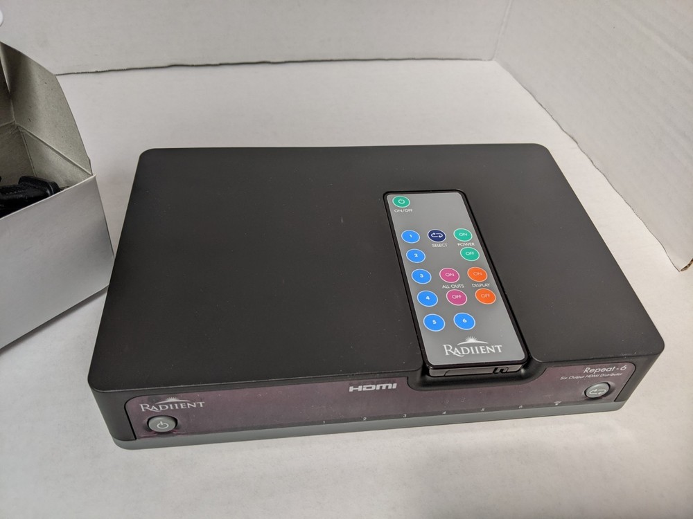 Radient Technologies REPEAT6 6 HDMI Distributor - Open Box Never Used
