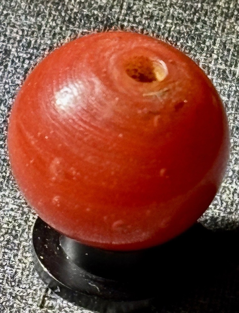 Natural Ancient Carnelian Bead .75”
