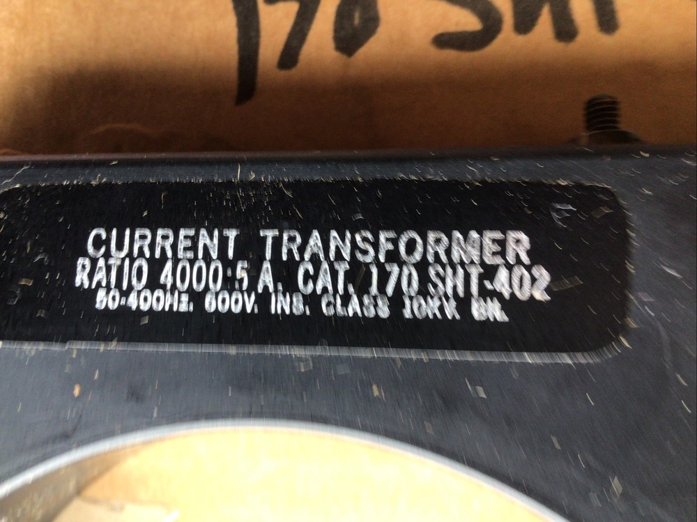 Eicher Richards Current Transformer 170 SHT-402
