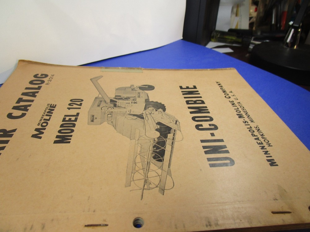 REPAIR CATALOG MOLINE MODEL UNI-COMBINE R-2014