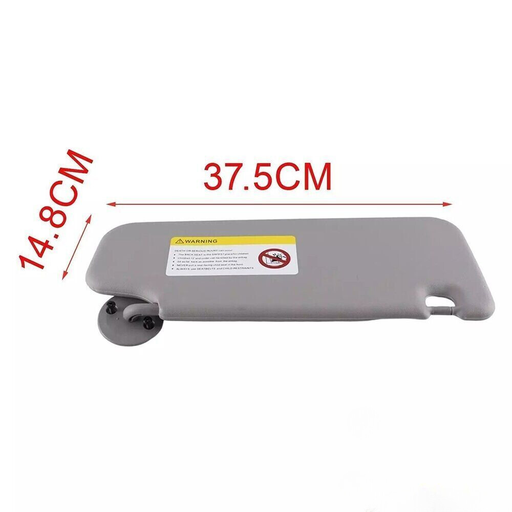 For Chevrolet Sun Visor Set Gray Driver & Passenger Side Replacement Pair