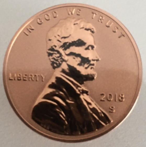 2018 S, REVERSE Proof Lincoln Cent **** 199,116 mintage ****