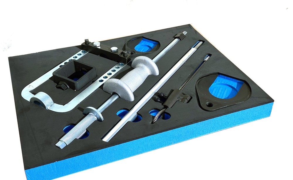 Master Inner CV Joint Puller Assembly & Slide Hammer, 63mm 48mm Fork Adapters