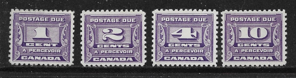 CANADA     SC J11-J14      MINT NEVER HINGED