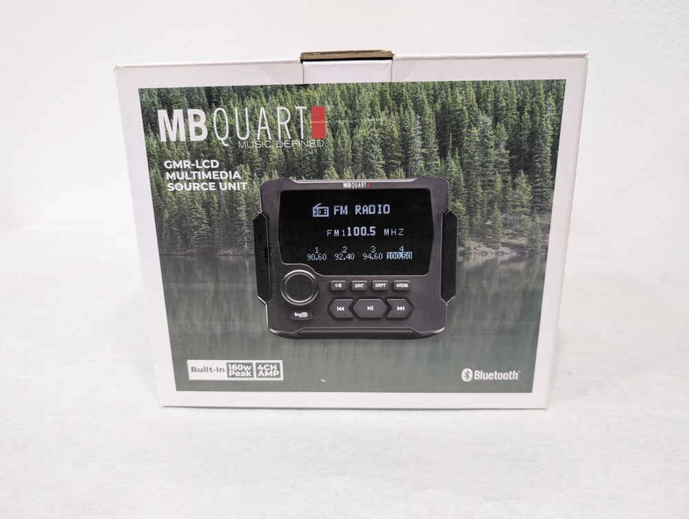 MB Quart - GMR-LCD - 160-watt Powered Offroad and Marine Multimedia Source Unit