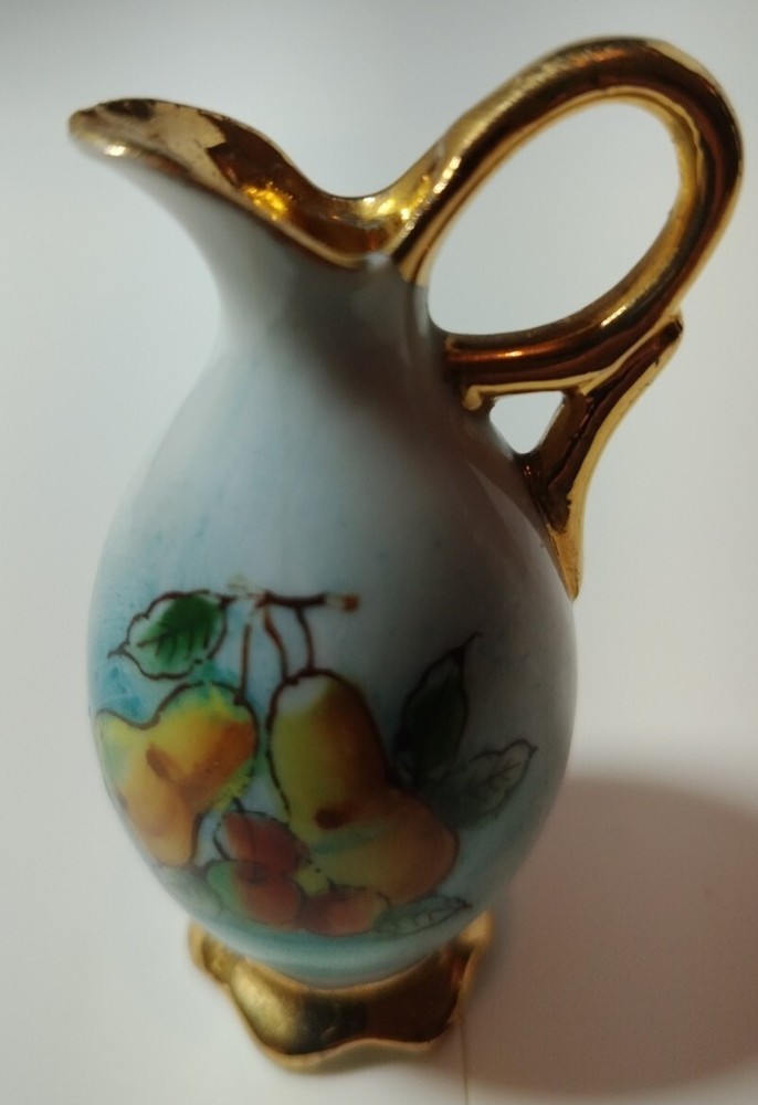 Miniature Pitcher Pears Cherries Japan