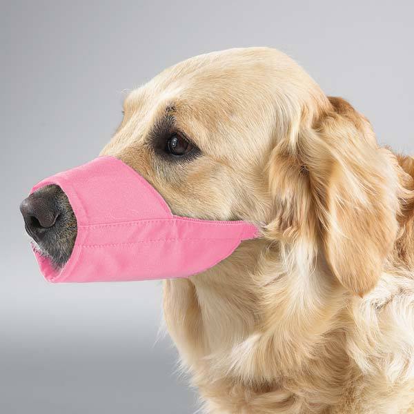 Guardian Gear Comfort NO BITE BARK LINED EZ FIT ADJUSTABLE DOG MUZZLE Training