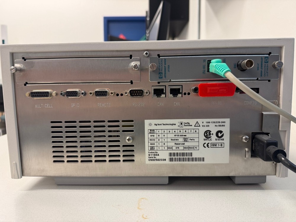 Agilent 8453 UV-Vis with Cooled cell mount, flow through cell, advanced software