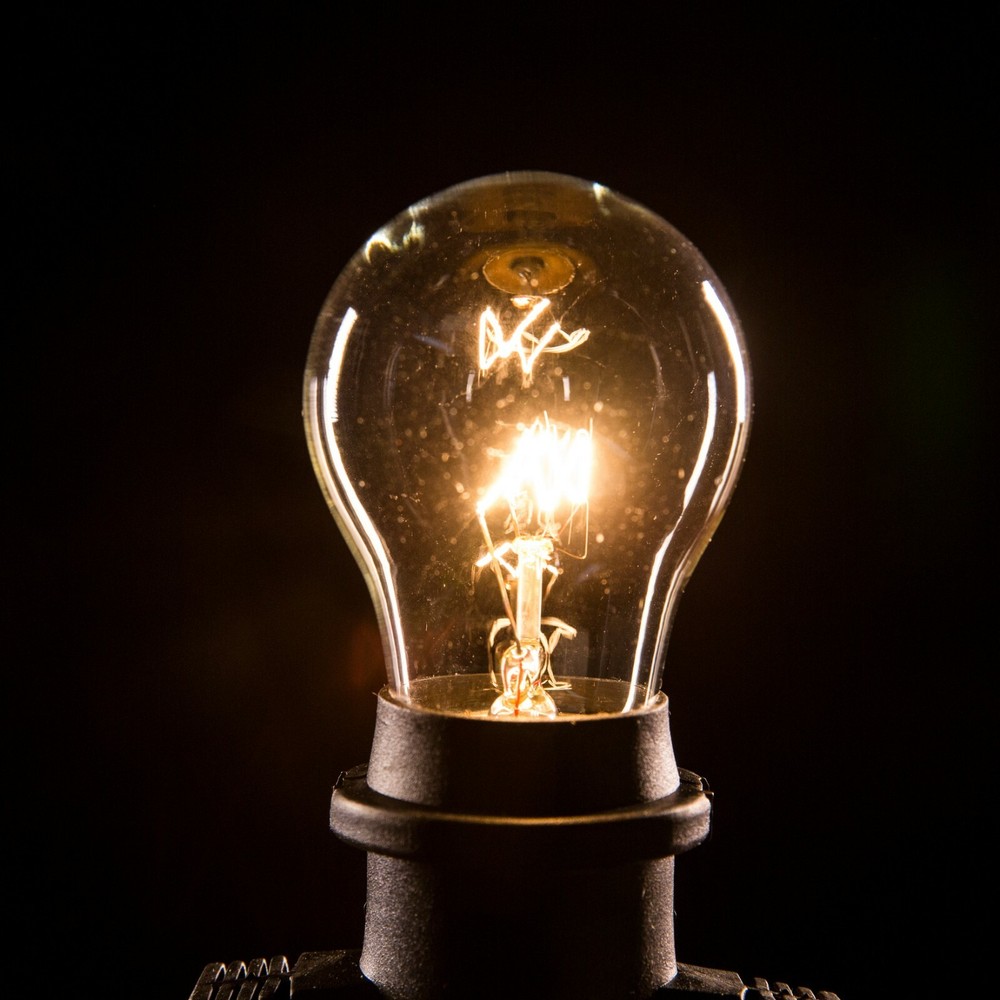 Box of 25 A15 Clear 15W E26 Base Commercial String Light Replacement Bulbs