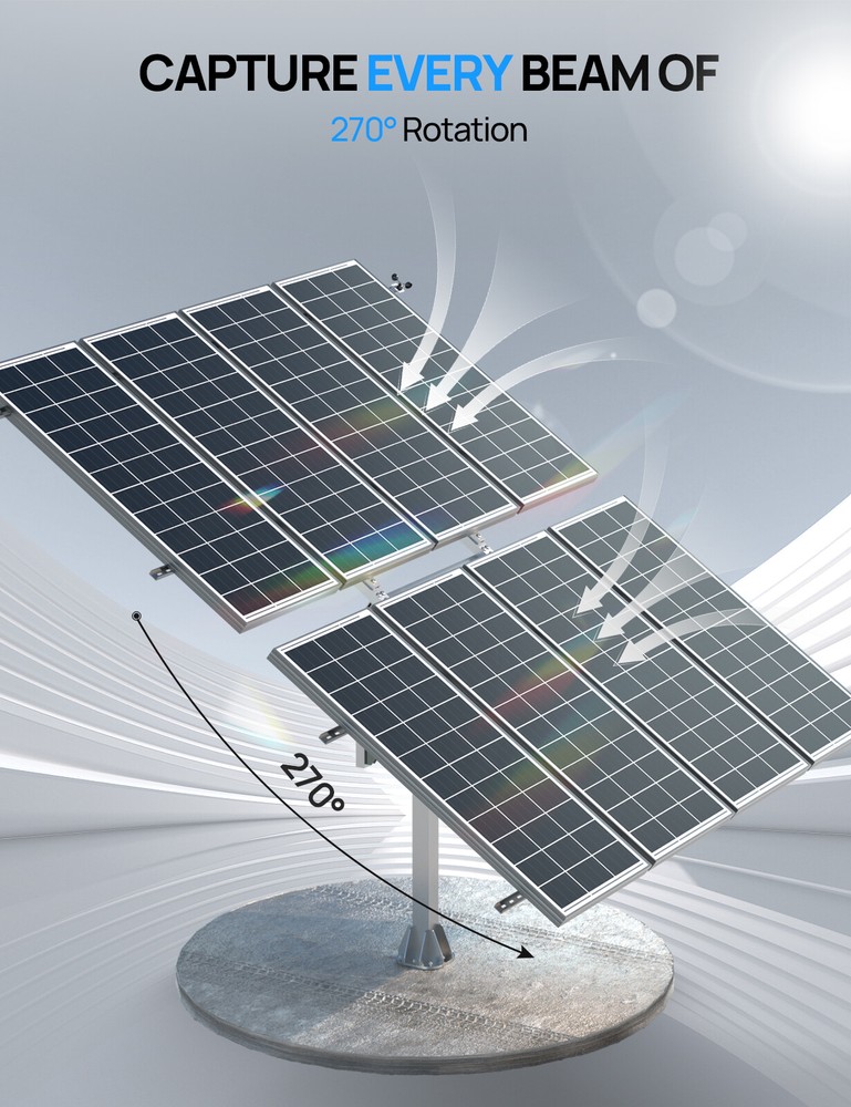ECO-WORTHY Solar Panel Dual Axis Tracking System Tracker Controller For 10PCS