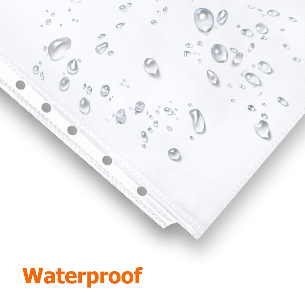 RUBEX Mini Heavyweight Sheet Protectors - 25 Sheets | Top 25 Sheets, White