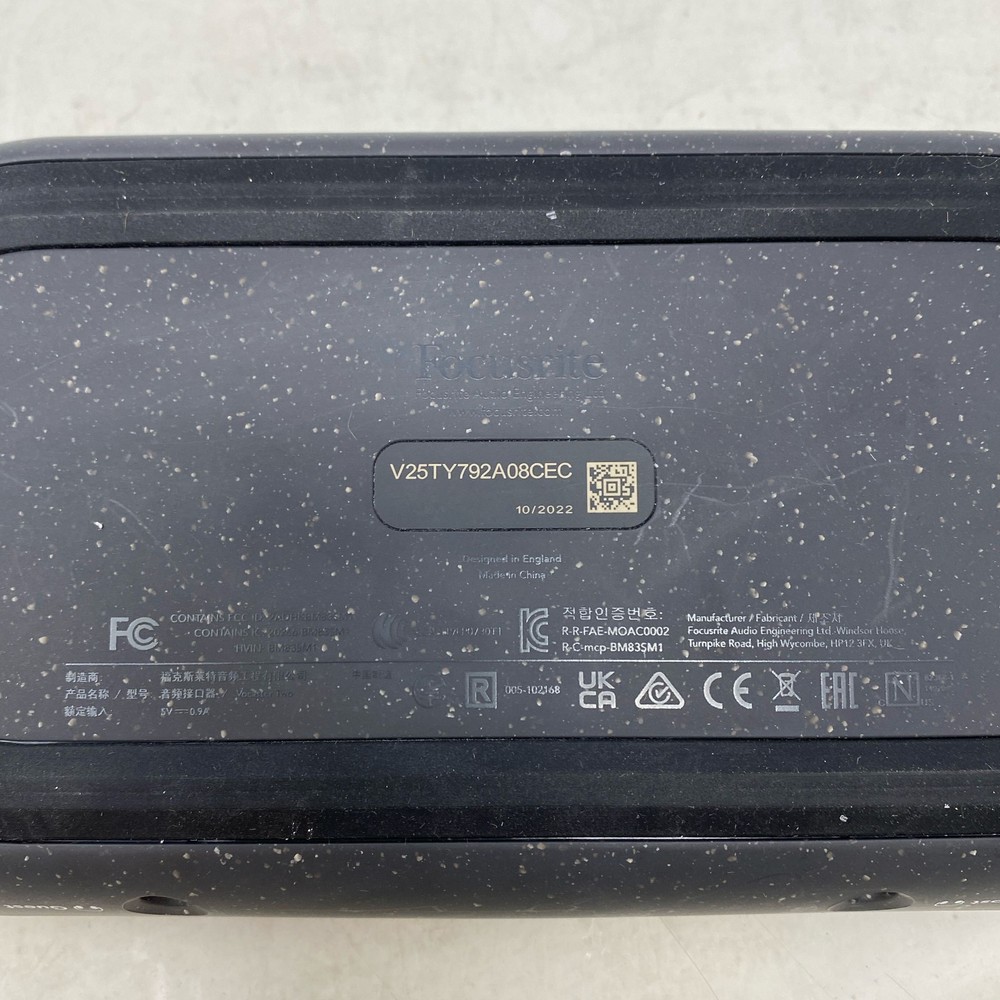 Focusrite Vocaster Two 2-Channel USB-C Podcast Interface - Black