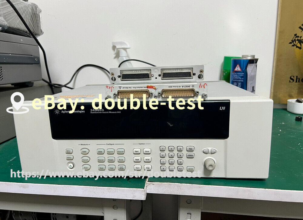 Agilent Technologies LXI 34980A Multifunction Switch Measure Unit NO MODULES