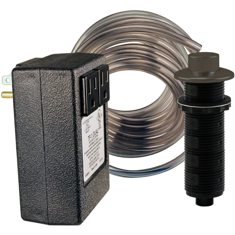 Westbrass ASB-2B3-50 Raised Button Disposal Air Switch Control Box, Bronze