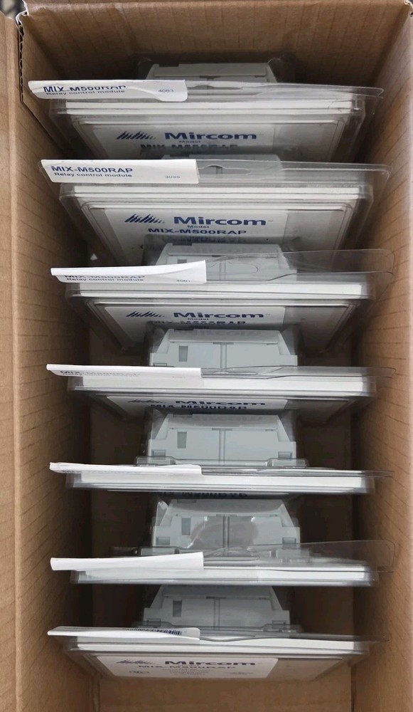 MIRCOM MIX-M500RAP RELAY CONTROL MODULE - BRAND NEW - 37 AVAILABLE - "WHITE"