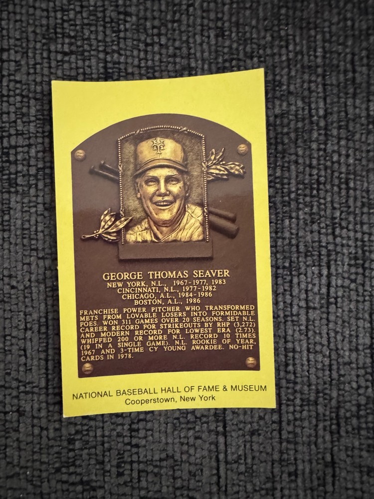 TOM SEAVER NIGHT 1992 PROGRAM 8/11/92 METS W/ EXTRA ITEMS