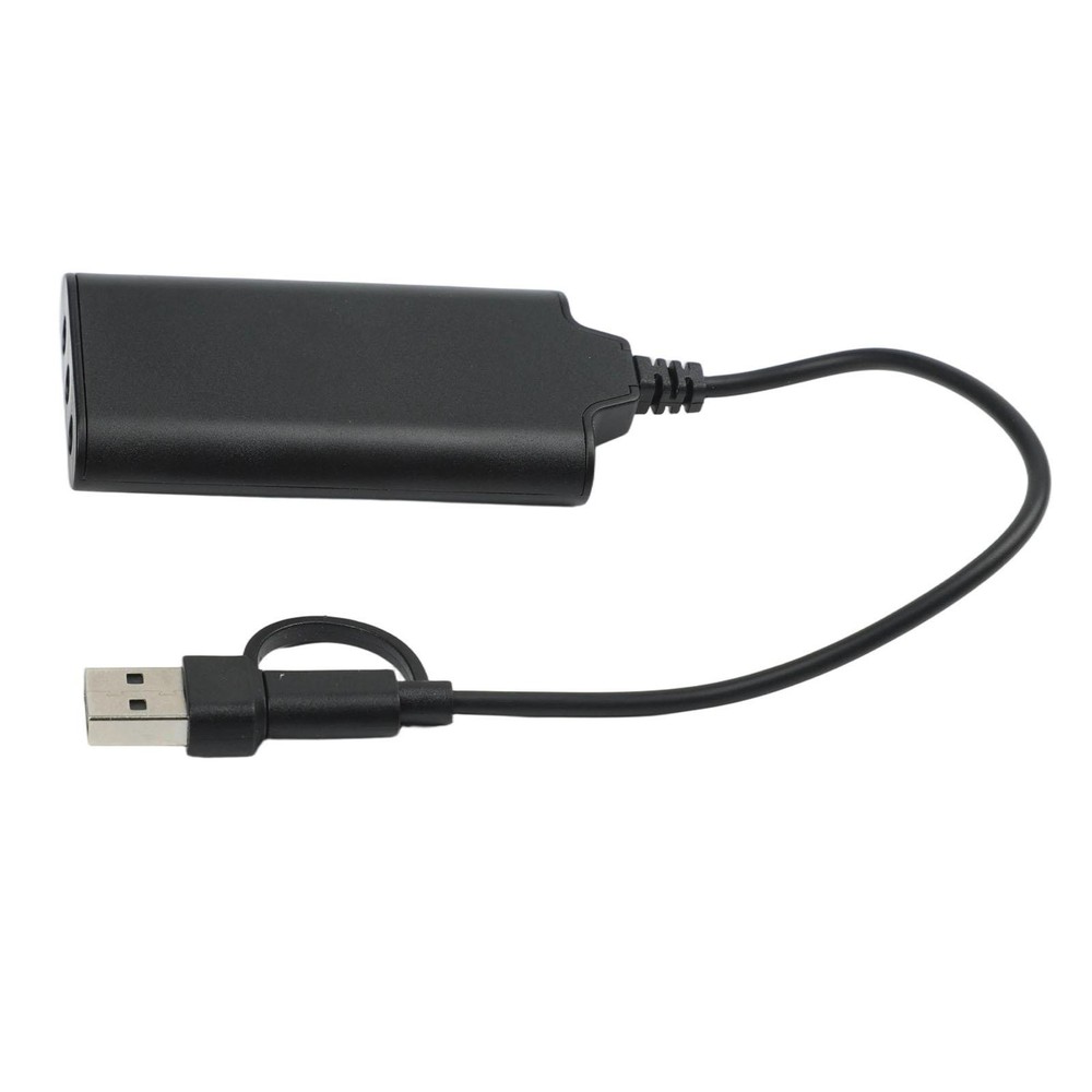 USB USB C Adapter for 3 5mm Audio with Built in Volume Control Feature