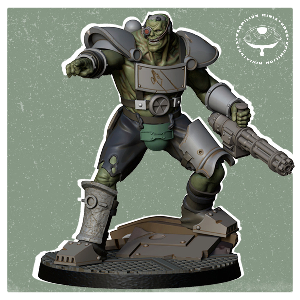 Full Set | Atomic Unity | Vermillion |Wargaming 3D Print Mini