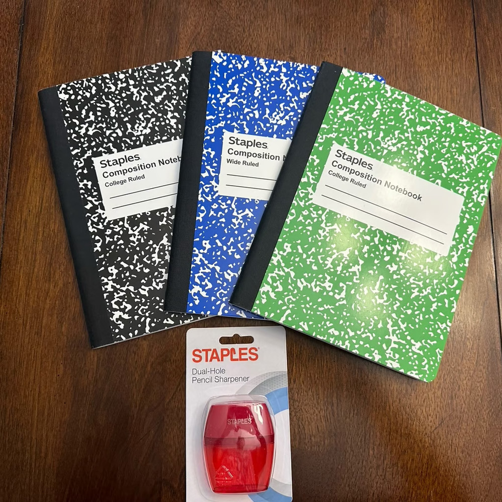 3pc Composition Book Bundle