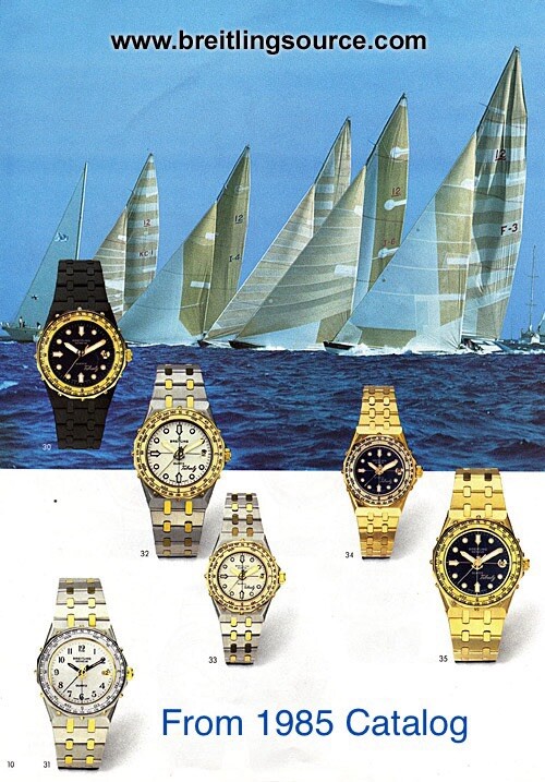 Mid 80's CASE Breitling Eric Tabarly Black Colab. Ref. 80790 28mm