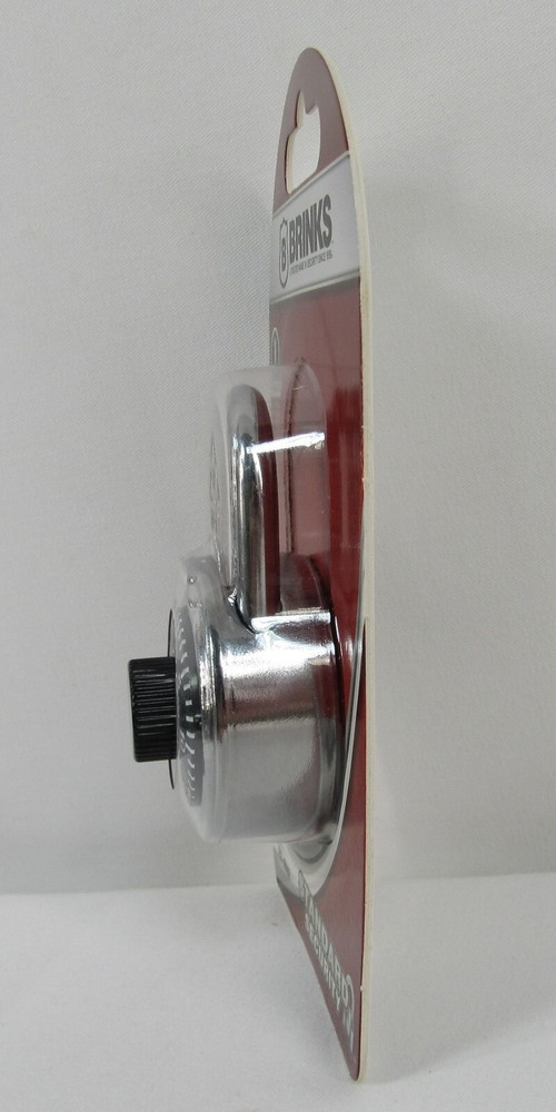 Brinks Padlock Standard Security 3 Dial Combination Lock #162-49002