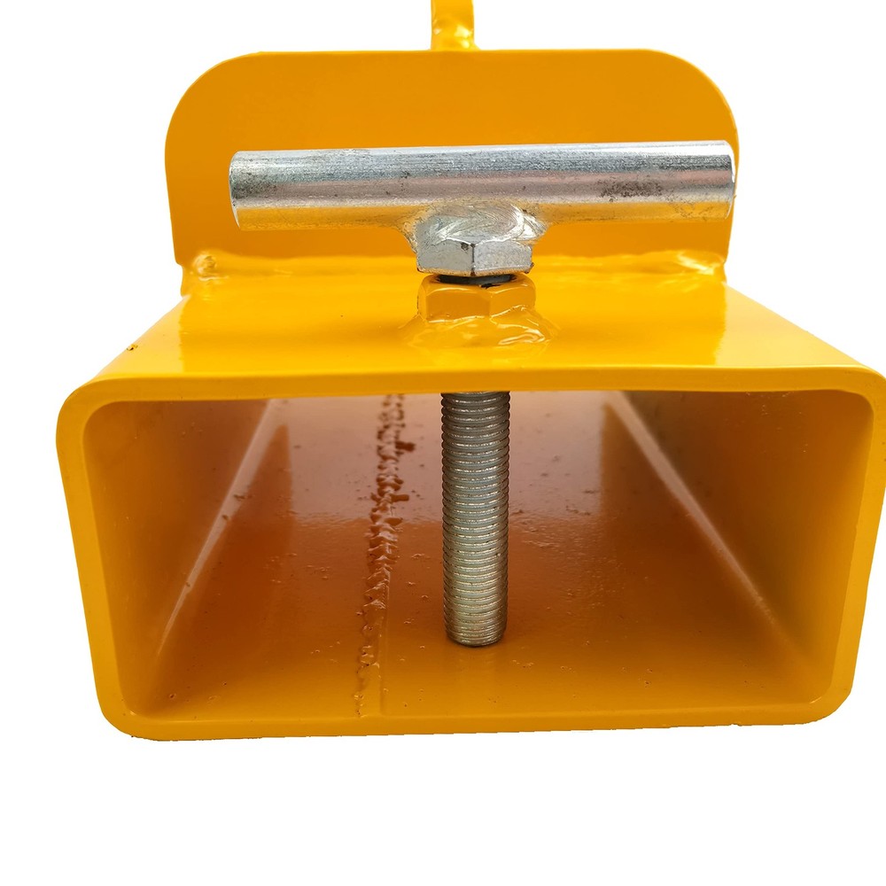 Forklift Lifting Hook Attachment 2200lbs Capacity Single Mobile Forklift Cran...