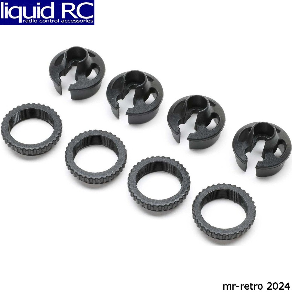 Losi LOS-2411 Shock Spring Cup & Collar Set: 22S