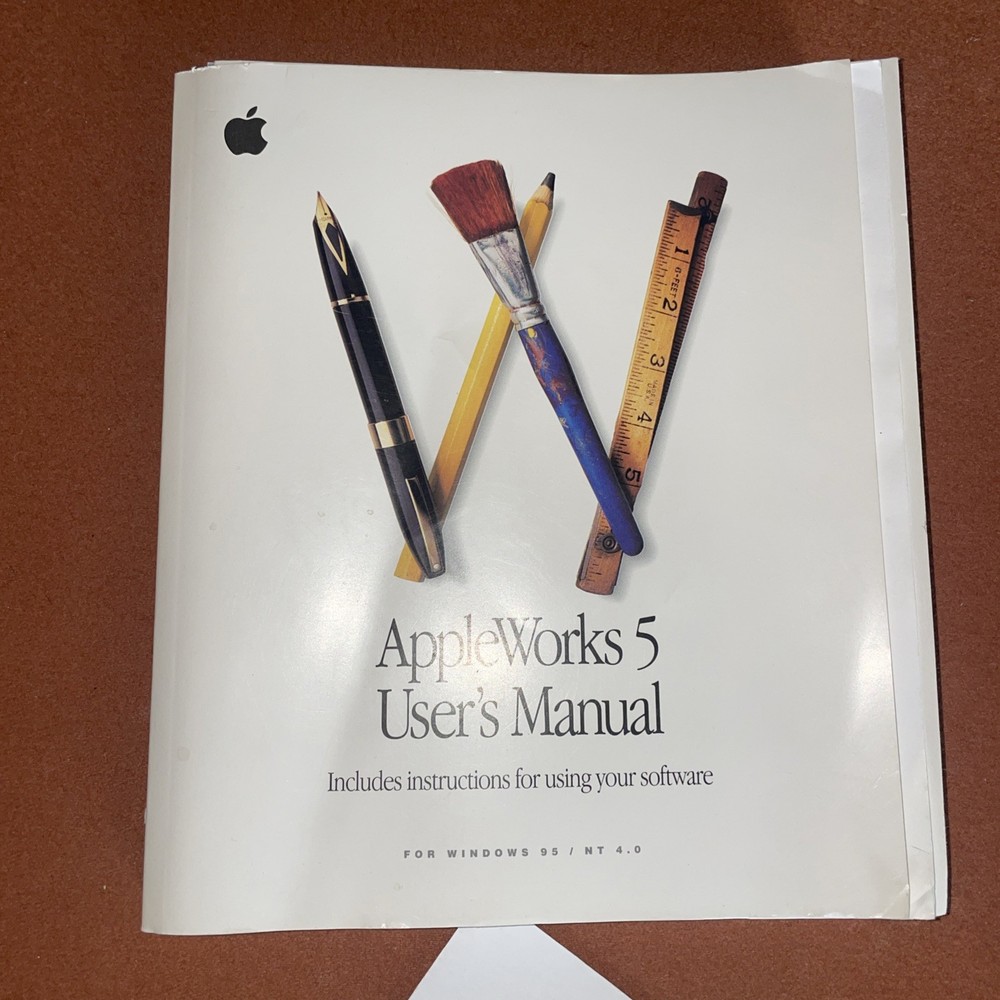 AppleWorks 5 Software Version 5.0.3 MAC Windows