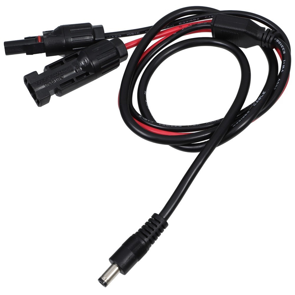 Solar Panel Plug to DC 5.5mm Adapter Cable Solar Panel Connector Solar Panel