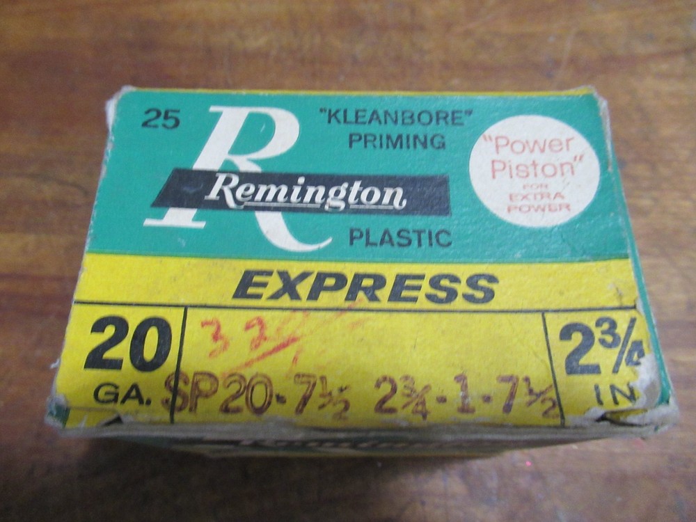 Empty Ammo Box Remington Express 20 Ga Shotshell box