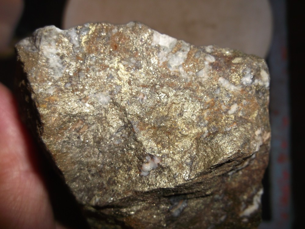 Gold, silver, copper, 406 grams samples ,ore high grade .