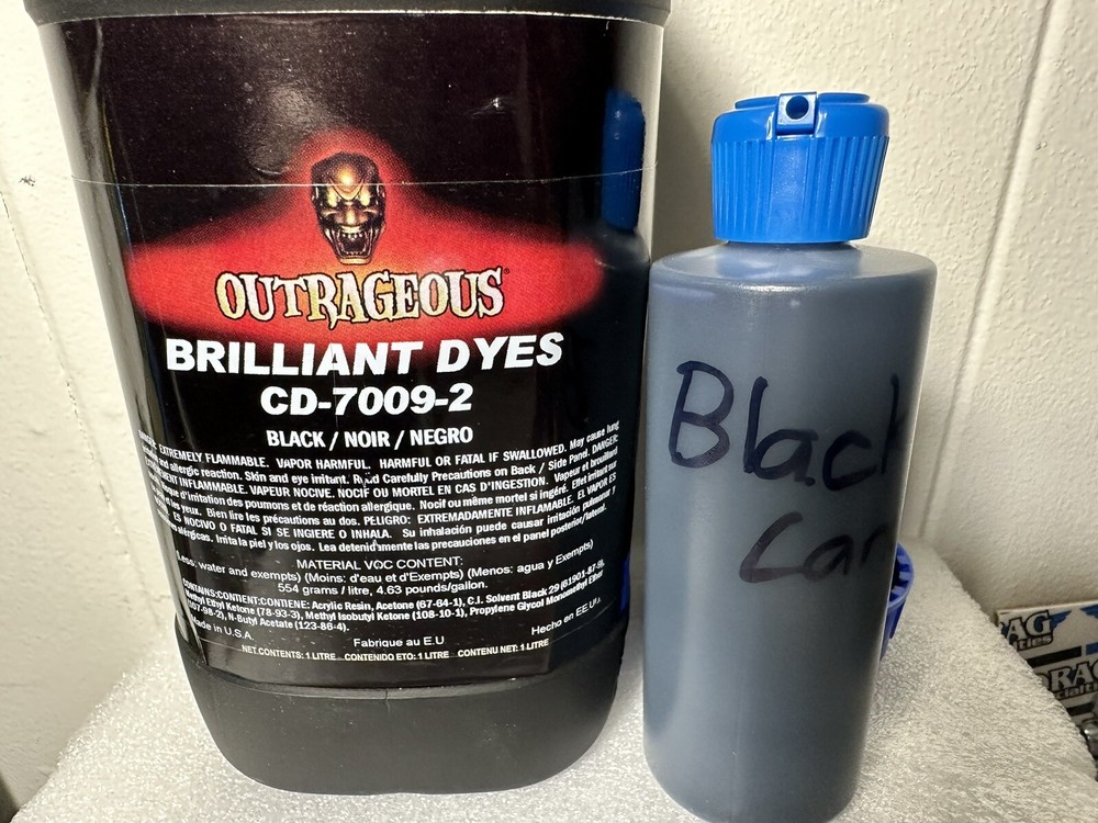 4 OZ BLACK CANDY Paint CONCENTRATE , OUTRAGEOUS , basecoat , makes 32oz