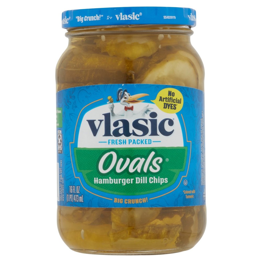 Vlasic Oval Hamburger Chips 16 oz