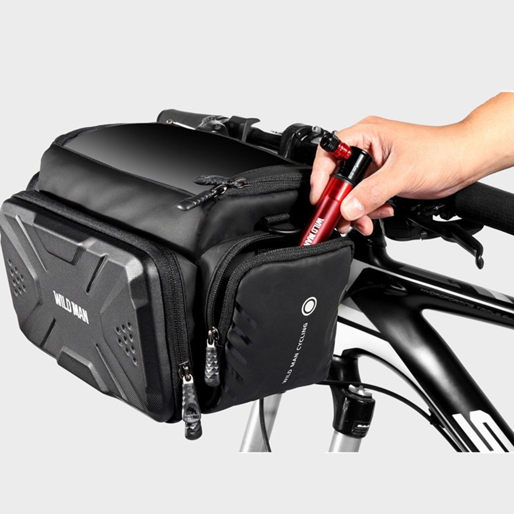 EVA hard shell bag+shoulder straps for bicycle/Motorized scooter/Folding bicycle