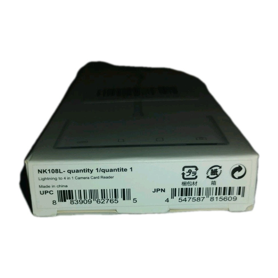 4in1 USB to Card Reader Adapter USB Camera Micro SD Memory Slot for iPhone iPad