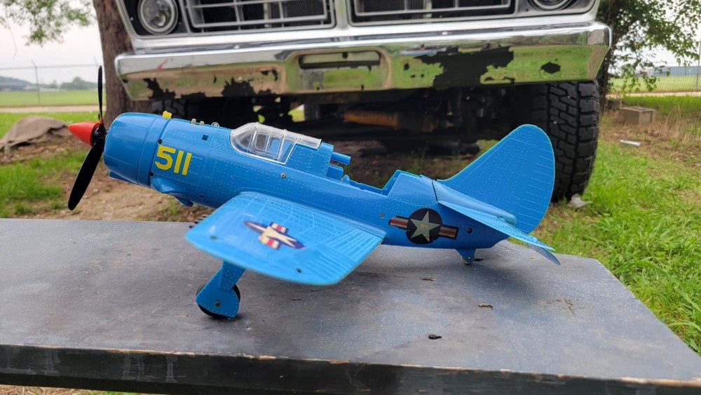 Rare Cox Navy Helldiver Sb2c .049 Thimble Drome