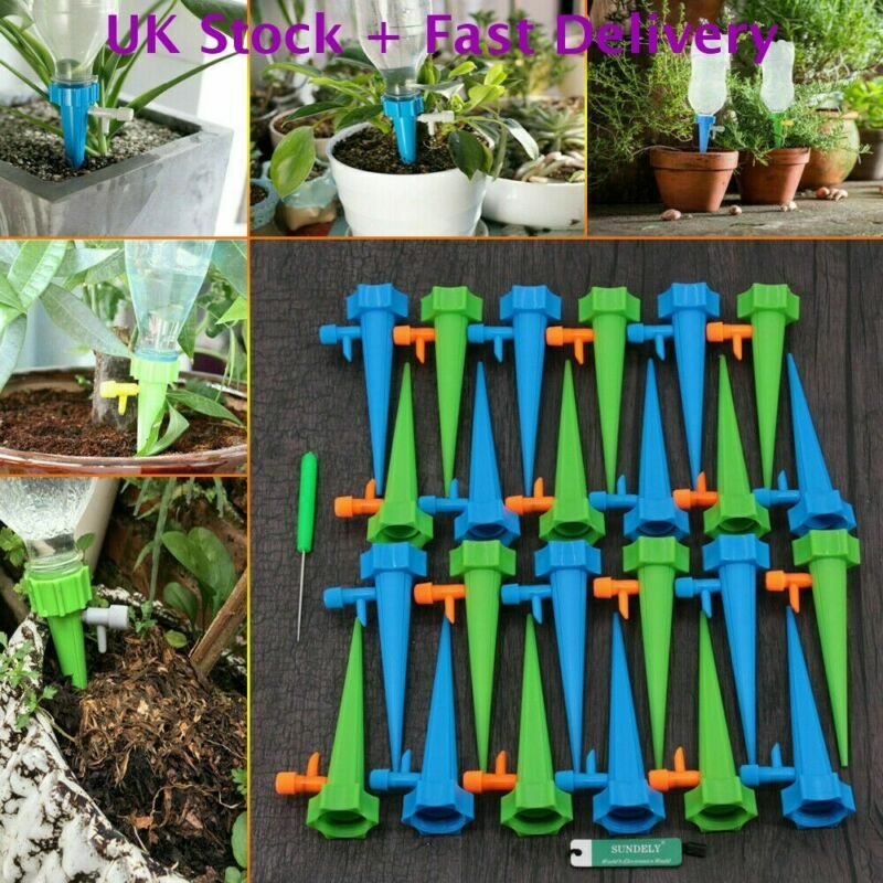 Automatic Drip Irrigation System Self Watering Spike Plants Auto Water Dripper