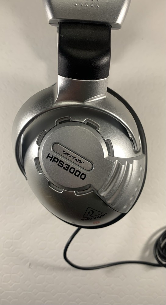 Behringer HPS3000 Silver High-Performance Studio Headphones