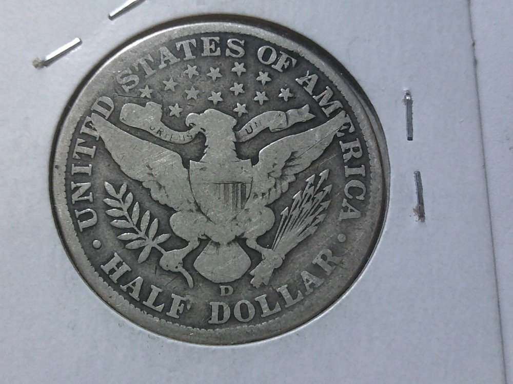 1908-D Barber Half Dollar BZ