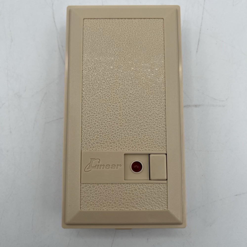 BRAND NEW!! Linear Wireless Wall Mount Transmitter Pushbutton Beige - D-21A
