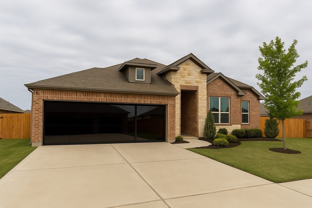 Frameless Glass Garage Doors 16x7’ Garage doors