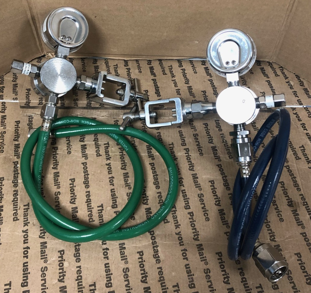 Porter Regulator Set 7500-2 Blue / 7000-2 Green