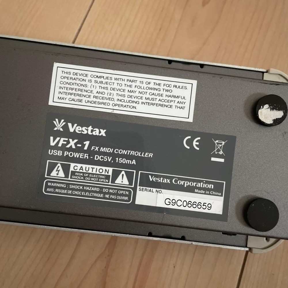 Vestax VFX-1 USB MIDI FX Controller DJ Effect Unit From Japan