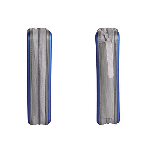 Capacity CD Case,Portable DVD Hard Plastic Case Holder CD Organizer 96 blue